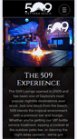 Mobile Screenshot of 509lounge.com